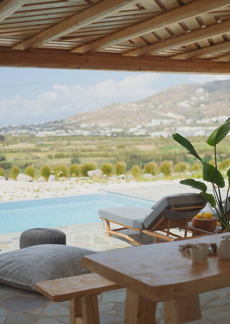 Vouno Villa 4 with pool on Naxos Island